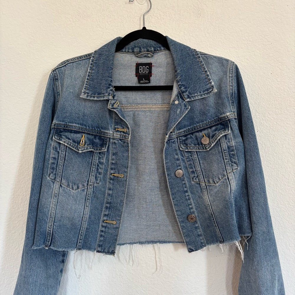 BDG Urban Outfitters Cropped Jean Jacket - Picture 2 of 5